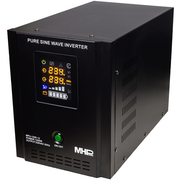 Backup power supply MHPower MPU-1200-12, UPS, 1200W, pure sine, 12V