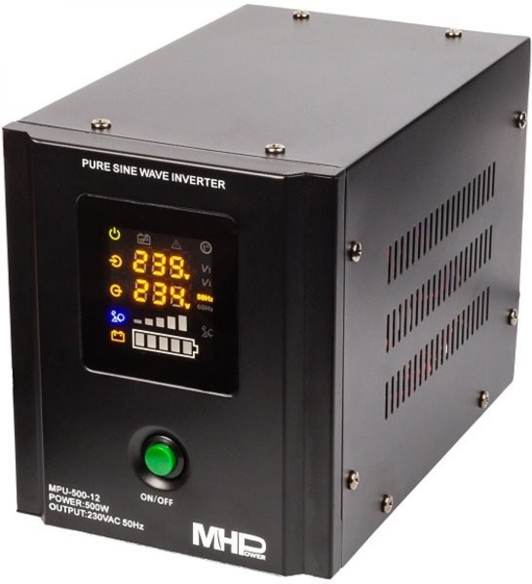 Backup power supply MHPower MPU-1600-12, UPS, 1600W, pure sine, 12V