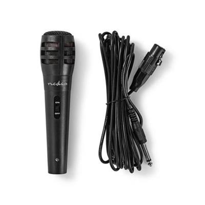 Nedis MPWD15BK - Cable Microphone Sensitivity: -72 dB +/- 3 dB | 80 Hz - 12 kHz | 5 m