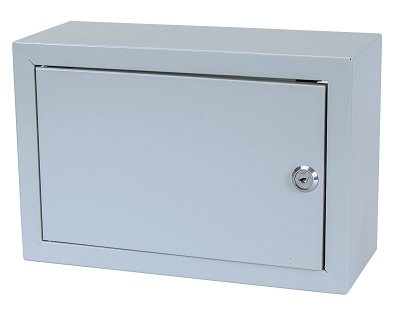 Masterlan Wall Box 300x200x120, metal, lockable,