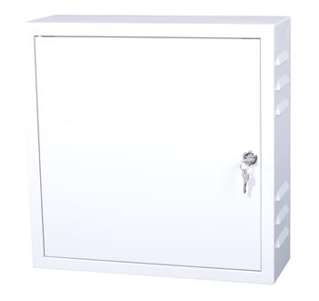 Masterlan Wall Box 400x400x140, metal, lockable, with ventilation
