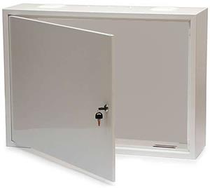 Wall Box 900x700x200, metal, lockable, with ventilation