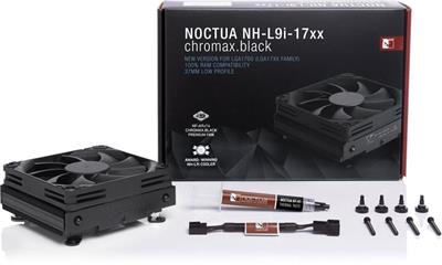 NOCTUA NH-L9i 17xx chromax.black, low-profile CPU cooler, Intel LGA 1700