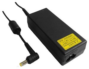 oem AC adapter 65W, 19V × 3.45A, 1.7x5.5 yellow for ntb Acer 3-pin in / 2-pin out without cord