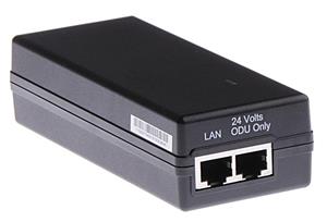 OEM gigabit PoE adapter 24V/1A (24W), w/power cable (EU)