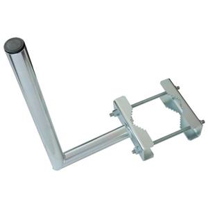 Antenna holder on mast  L , lenght 25cm, height 50cm, d=42mm with serrated clamps