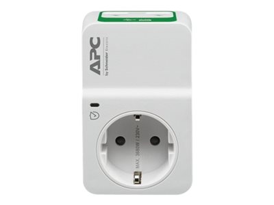 APC Essential SurgeArrest, 2x USB, 230V, APC Essential SurgeArrest - 1 outlet + 2x USB charger