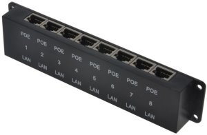 MaxLink passive POE panel, 8 ports
