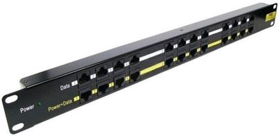 MaxLink POE panel 12 ports, 1U for rack 19 