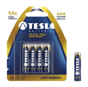 TESLA GOLD alkaline battery AAA (LR03, micropencil battery) 4pcs