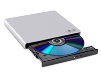 HITACHI LG - external drive DVD-W / CD-RW / DVD ± R / ± RW / RAM GP57ES40, Slim, Silver, box + SW