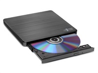 HITACHI LG - external drive DVD-W / CD-RW / DVD ± R / ± RW / RAM GP60NB60, Slim, Black, box + SW