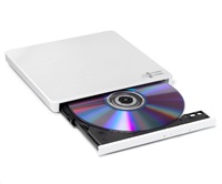 HITACHI LG - external drive DVD-W / CD-RW / DVD ± R / ± RW / RAM GP60NW60, Slim, White, box + SW