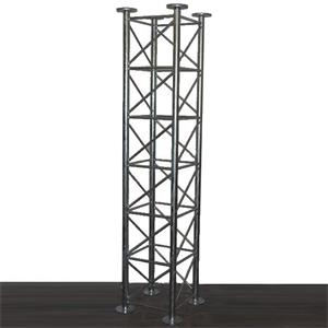 Square lattice mast, height 2m, d=42mm