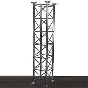 Square lattice mast, height 2m, d=48mm