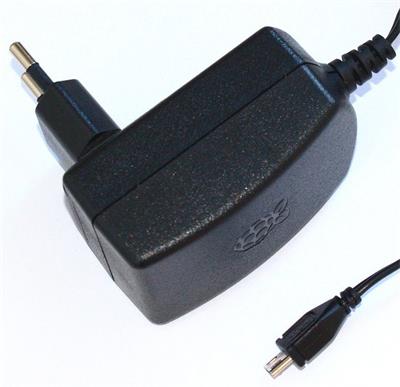PWS006-BLA Power adapter for Raspberry Pi 3B+, microUSB 5.1V / 2.5A