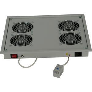 TRITON ventilation unit upper (lower), 4 fans-230V / 60W, thermostat, gray