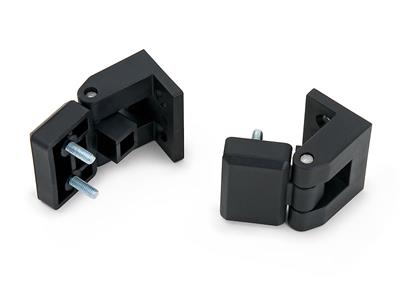 Door hinge for free-standing and wall-mounted cabinets