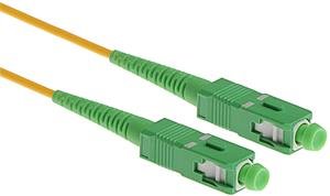 Masterlan fiber optic patch cord, SCapc/SCapc, Simplex, Singlemode 9/125, G.657.A1, 0,5m