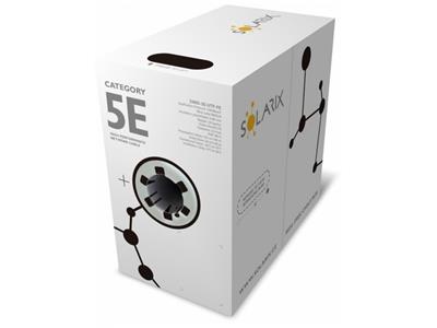 Solarix ethernet cable CAT5E FTP PE outdoor 100m box