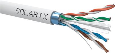 Solarix ethernet cable CAT6 FTP PVC 500m reel