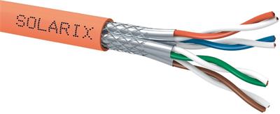 Solarix ethernet cable CAT7 SSTP LSOHFR B2 ca s1 d1 a1 1000 MHz 500m reel