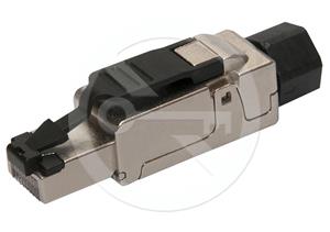 Solarix connector universal RJ45 CAT6A STP, tool-less