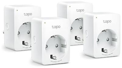 TP-LINK Tapo P100(4-pack) - Mini Smart Wi-Fi Socket