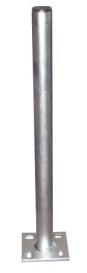 Pole holder movable 50cm - only bottom part with base