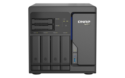 QNAP TS-h686-D1602-8G (Xeon 3,2GHz, ZFS, 8GB ECC RAM, 4x3,5 +2x 2,5 , 2xPCIe, 4x2,5GbE, 2x M.2 NVMe)