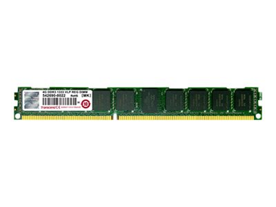 TRANSCEND, 8GB DDR3 1600 REG-DIMM 2Rx8 VLP