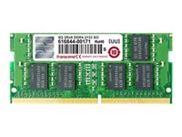 TRANSCEND, MEM/8GB DDR4 2400 SO-DIMM 2Rx8