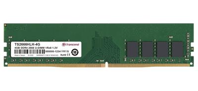 Transcend memory 4GB DDR4 2666 U-DIMM 1Rx8 512Mx8 CL19 1.2V