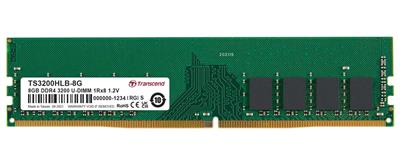 Transcend memory 8GB DDR4 3200 U-DIMM 2Rx8 1Gx8 CL22 1.2V