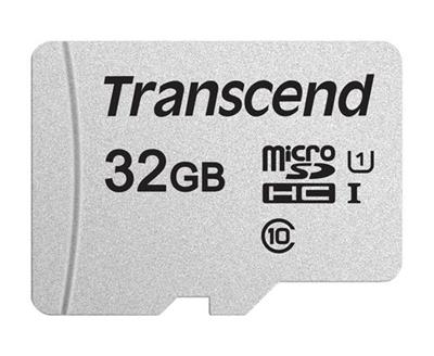 Transcend 32GB microSDHC 300S UHS-I U1 (Class 10) memory card (without adapter)