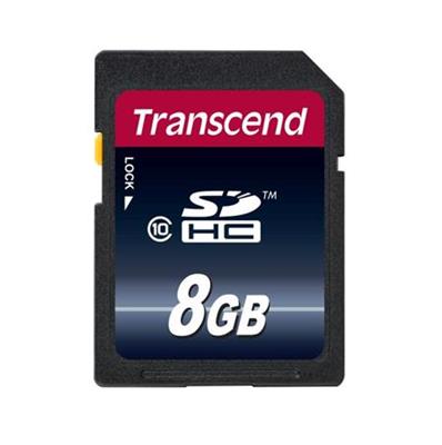 Transcend 8GB SDHC (Class 10) (Premium) memory card