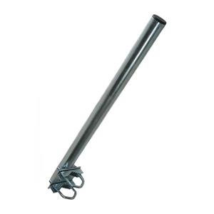 Extension for pole  I , height 60cm, d=38mm with serrated clamp