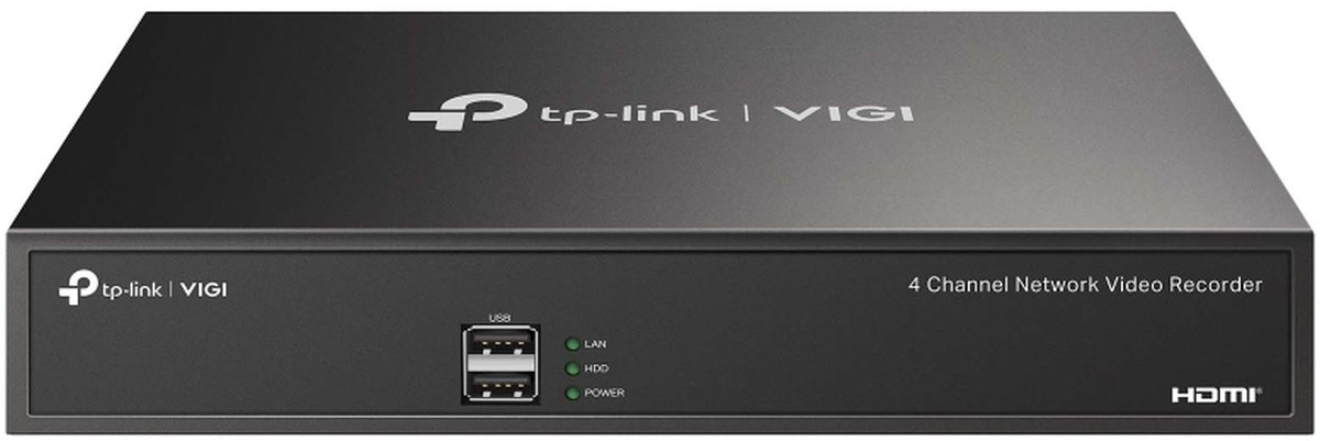 TP-Link VIGI NVR1004H - 4 channel network videorecorder