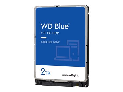 WD, HDD Mob Blue 2TB 2.5 SATA 128MB