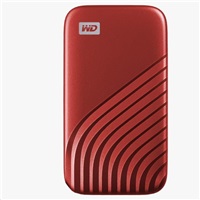 SanDisk WD My Passport SSD external 1TB, USB-C 3.2, 1050 / 1000MB / s R / W PC & Mac, Red