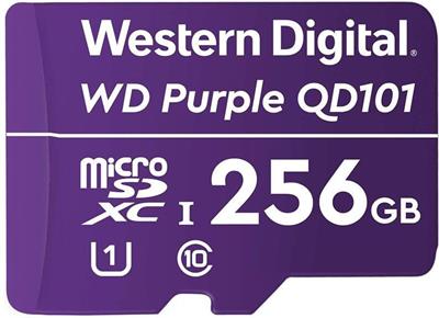 WD MicroSDXC card 256GB Purple WDD256G1P0C Class 10
