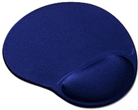 OEM Gel mouse pad (dark blue, ergonomic)