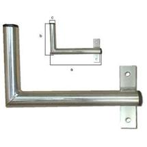 Antenna wall-mount to the window  L  lenght 25cm, height 12cm, d=28mm with right strap