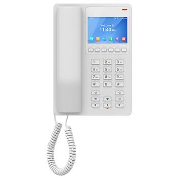 Grandstream GHP630W SIP WiFi hotel phone with display, white