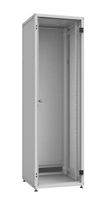 Solarix LC-50 42U rack, 600x800 RAL 7035, glass door