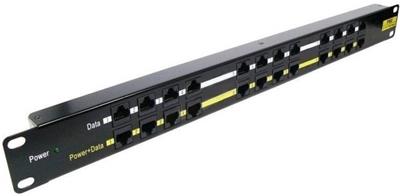 MaxLink POE panel 12 ports, 1U for rack 19