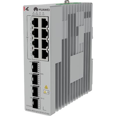 Huawei S210I-8T4SX Gigabit smart industrial switch, 2x SFP, 2x SFP+, redundant power