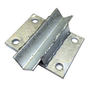 Pole clutch one-sided + 2x U-Bolt 100mm