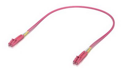 Ubiquiti UACC-OFC-M2-LULU-0.5M-50 - optical patch cord LCupc/LCupc, Duplex, Multi-mode 50/125, 0,5m (50ks)