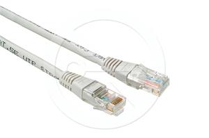 Solarix patch cable CAT5E UTP PVC 2m grey non-snag-proof